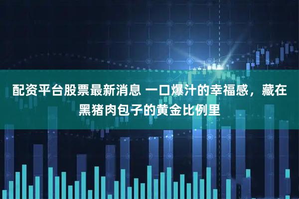 配资平台股票最新消息 一口爆汁的幸福感，藏在黑猪肉包子的黄金比例里